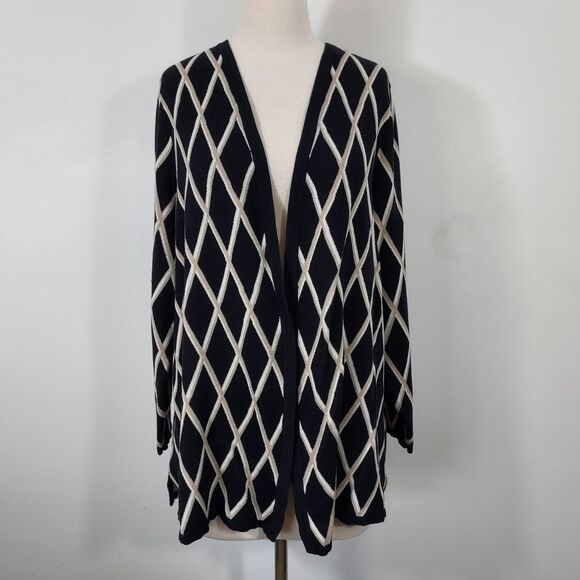 Croft and Barrow Open Front Cardigan Sweater Cotton Modal Long Sleeve Womens 2X - Picture 2 of 12